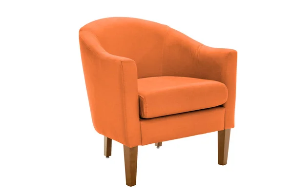 Güzel koltuk modern tasarımcı üzerinde beyaz izole