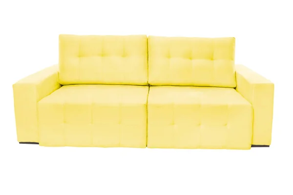 Beautiful three seats cozy sofa — Stock Photo, Image