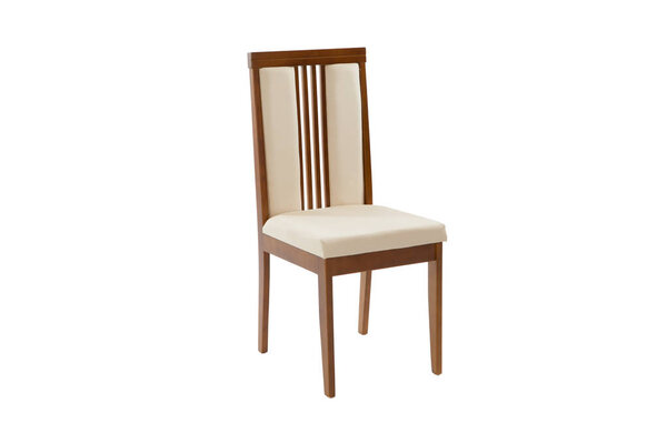 Wood chair. Object isolated of background
