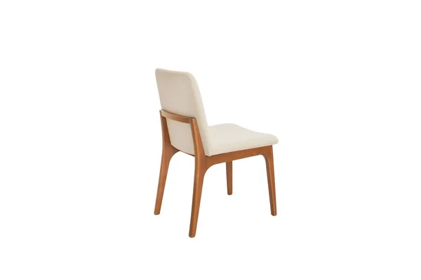 Trä och tyg stol — Stockfoto