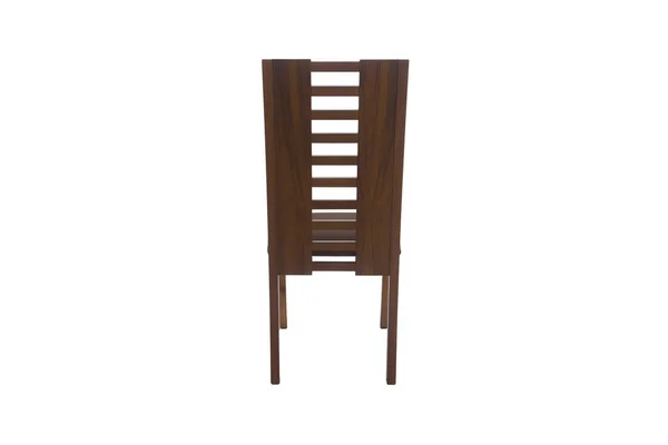 Καρέκλα ξύλο. Αντικείμενο απομονώνεται του φόντου — Φωτογραφία Αρχείου
