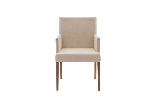 Färg beige moderna designerfåtölj — Stockfoto