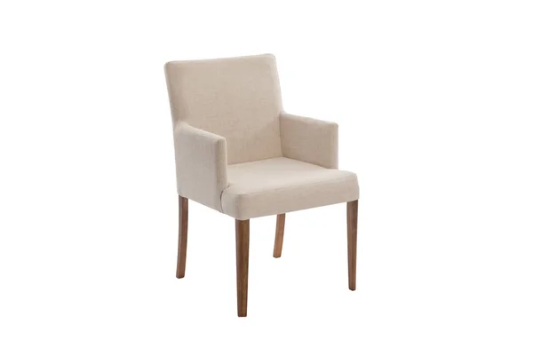 Farbe beige moderner Designer Sessel — Stockfoto
