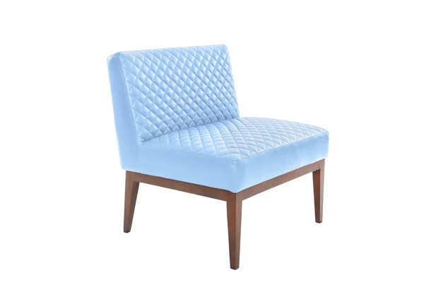 革と木の肘掛け椅子モダンなデザイナー — ストック写真