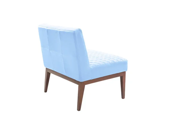 革と木の肘掛け椅子モダンなデザイナー — ストック写真