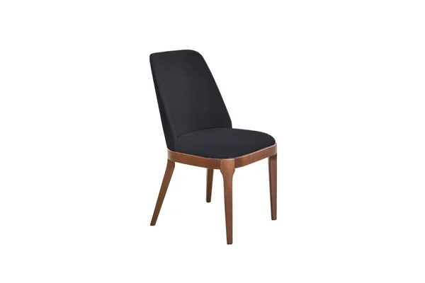 Renk ahşap ve kumaş sandalye — Stok fotoğraf