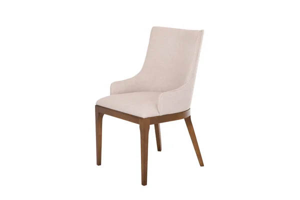 Tela y sillón de madera diseñador moderno — Foto de Stock