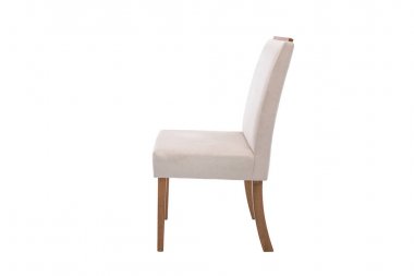 Ahşap sandalye. Nesnenin arka planını izole