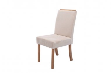 Ahşap sandalye. Nesnenin arka planını izole