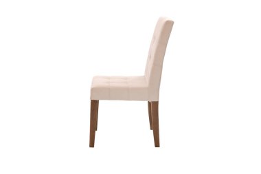 Ahşap sandalye. Nesnenin arka planını izole