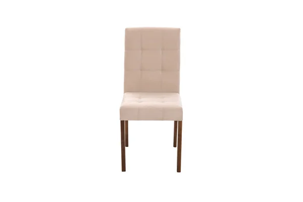 Krzesło drewniane. Na białym tle obiekt — Zdjęcie stockowe