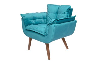 kadife kumaş ve ahşap koltuk modern Tasarımcısı