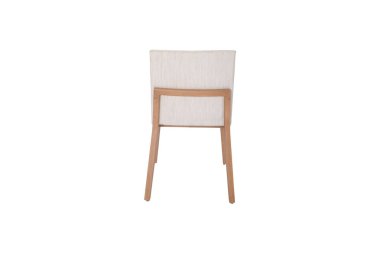 Ahşap sandalye. Nesnenin arka planını izole