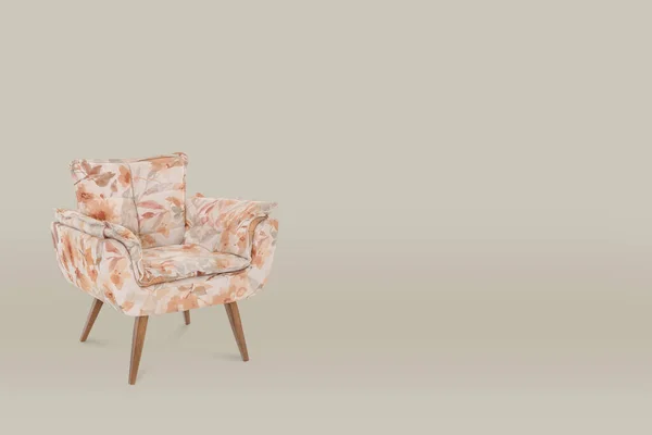 Poltrona Cadeira Designer Moderno Fundo Parede Cadeira Textura — Fotografia de Stock