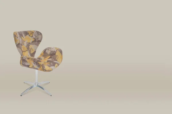 Poltrona Cadeira Designer Moderno Fundo Parede Cadeira Textura — Fotografia de Stock