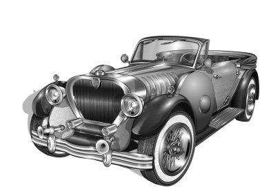retro araba