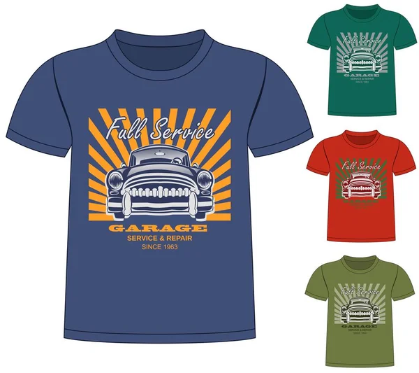 T-Shirt garaj tasarım