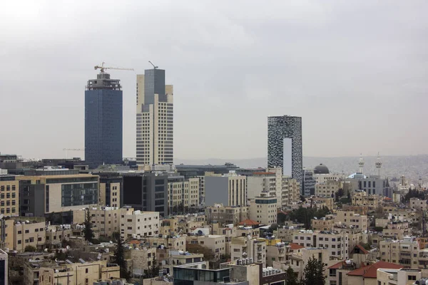 the new downtown of Amman abdali area - Jordan Amman city - View of modern buildings in Amman