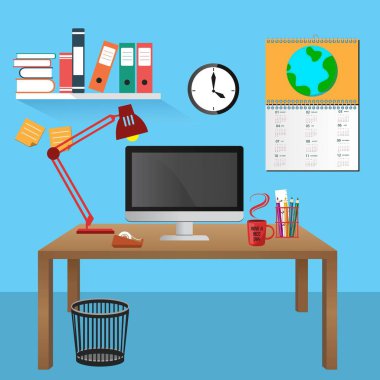 Office bilgisayar Resepsiyon işyeri 