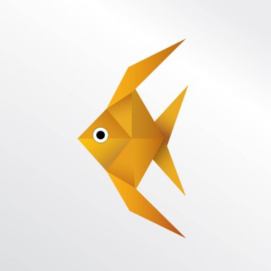 Origami balık sanat illüstrasyon kağıt