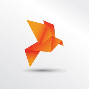 Origami güvercin kağıt sanat