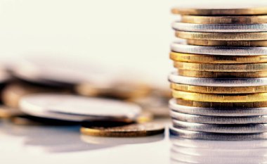 Arka plan bulanık demir yığını