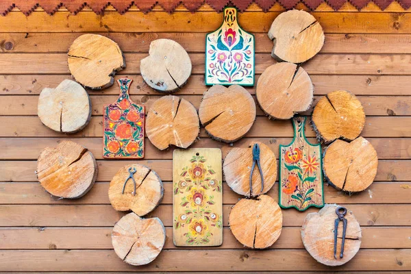 Ceviz el yapımı ahşap kesme tahtası