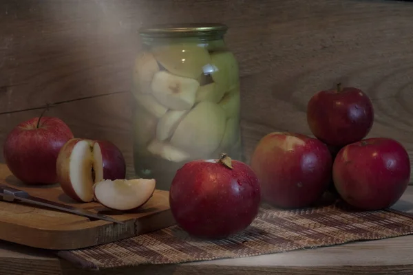 De Compote koken — Stockfoto