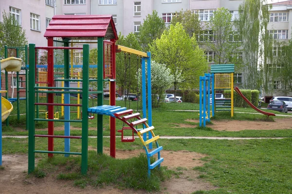 Children's playground equipment — Stock Photo, Image