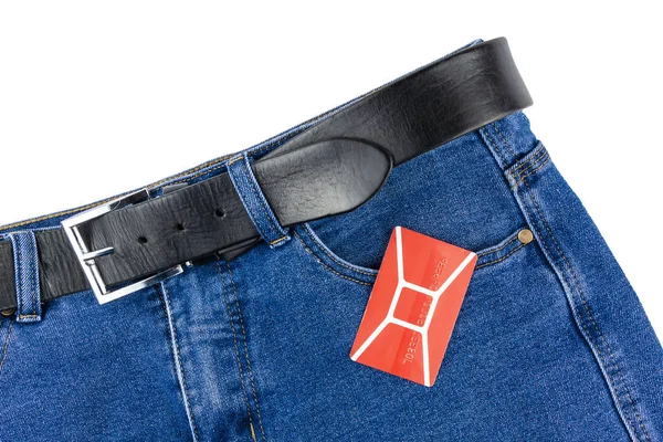Pants Lies Discount Card — Stock Photo, Image