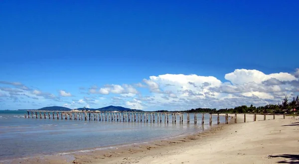 Vue imprenable sur la plage — Photo