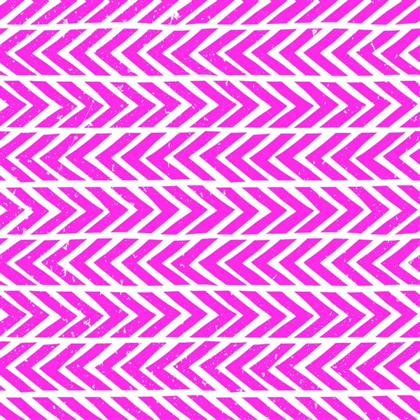 Seamless hand drawn pattern in pink. Abstract vector background. — Stock Vector