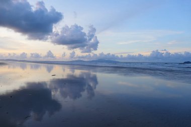 Güzel doğal lezzetli muhteşem Asya günbatımı gündoğumu