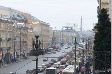 Rusya, Saint-Petersburg, Nevskiy Prospekt  