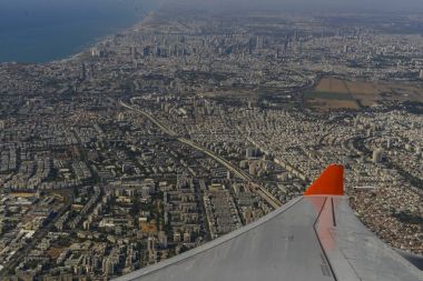 İsrail ve tel-aviv gökten