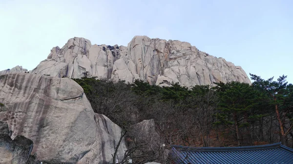Velký Kámen Ulsan Bawi Seoraksan National Park Jižní Korea — Stock fotografie