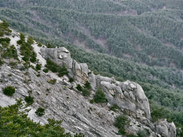 View Beautiful Mountains High Peak Seoraksan National Park South Korea — Stock Photo, Image