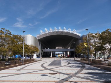 Yeosu Expo. Yeosu şehir. Güney Kore. Ocak 2018