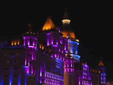 Adler / Rusya - Ağustos 2019: Bogatyr Oteli