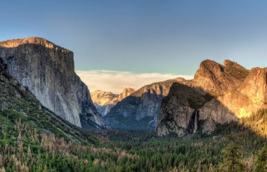 Yosemite Milli Parkı Vadisi tünel görüş