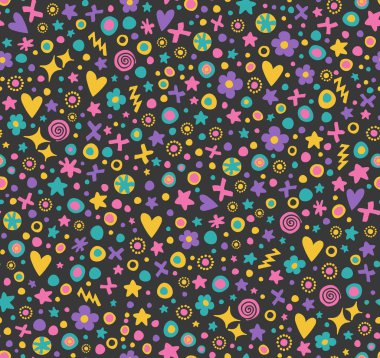 Şirin sorunsuz çiçek deseni