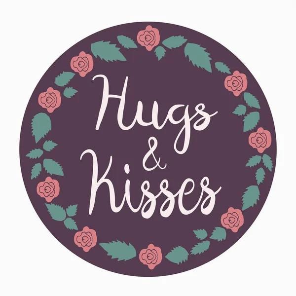 yuvarlak Hugs ve öper simgesi