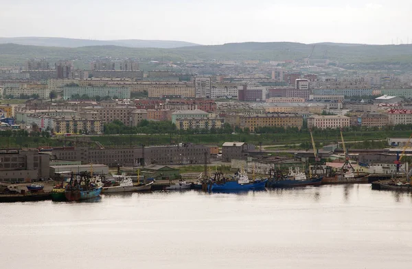 View Fishing Port Areas City Named Central New Plateau Glider — Stock Photo, Image