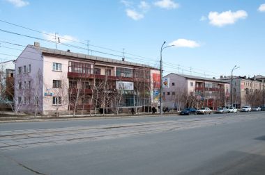 Orsk Alman mimar tarafından Sosyalist City evleri