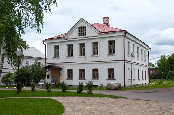 Huis van Petr Kaljazin op Norman straat van Staraya Ladoga — Stockfoto