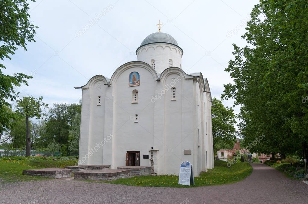 The Assumption Cathedral of the Holy Assumption convent at the village of Staraya Ladoga
