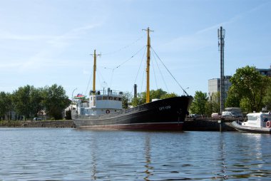Dünya okyanus, Kaliningrad, Rusya Federasyonu, 08 Mayıs 2008 Müzesi'nde orta balıkçı trol Srt-129