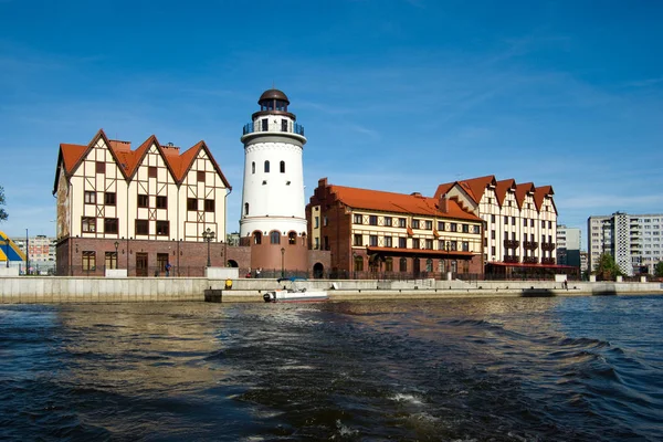 View of the Fish village - ethnographic and craft-shopping block (in this picture - business center \