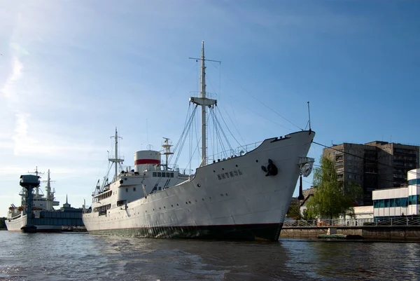 Araştırma gemisi Dünya okyanus, Kaliningrad, Rusya Federasyonu, 08 Mayıs 2008 Müzesi'nde 