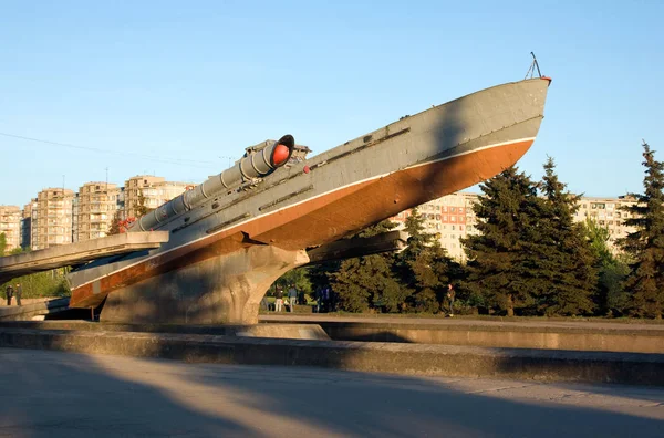 Torped Båt Projektet 123 Bis Den Komsomolets Sammansättningen Minnesmärken För — Stockfoto